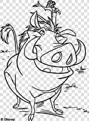 Timon And Pumba  HD Png Download