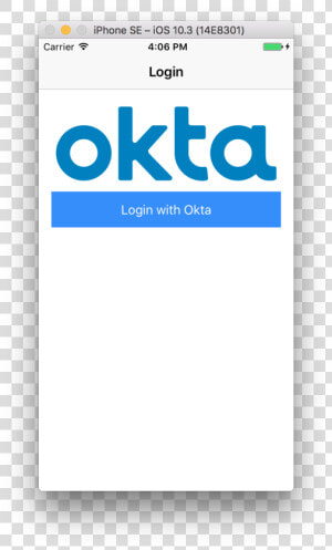 Sign In With Okta Button  HD Png Download