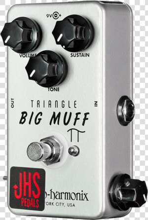 Jhs Ehx Triangle Muff Illuminati Mod Pedal   Electro Harmonix  HD Png Download