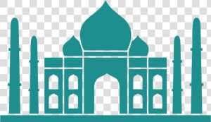 Taj Mahal Vectors Png   Png Download   Simple Taj Mahal Drawing  Transparent Png