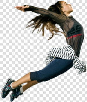 Ftestickers Woman Jump Levitation  HD Png Download