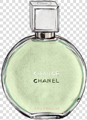 Painted Texture Perfume Bottle Coco Chanel Clipart   Perfume Vector Clip Art  HD Png Download