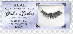 Girly Up False Eyelashes Are A Thick And Full Style   Benefit False Lashes  HD Png Download