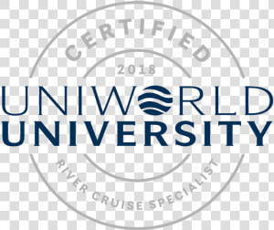 2018 River Cruise Specialist Badge   Uniworld River Cruises  HD Png Download