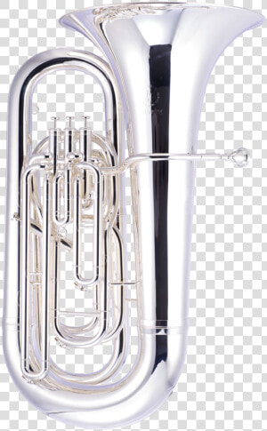 Transparent Tuba Silver  HD Png Download