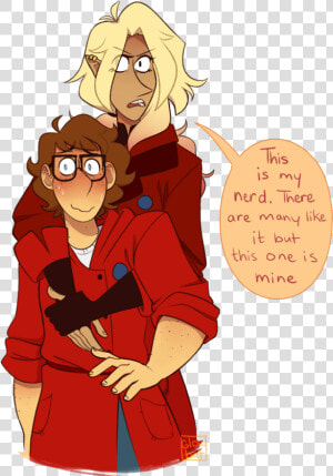 He Might Be A Nerd But He S Her Nerd   Lup The Adventure Zone  HD Png Download