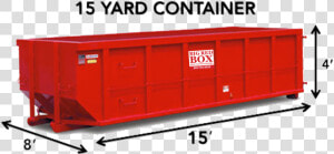 Picture   15yd Dumpster  HD Png Download