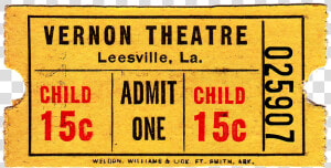 Vintage Movie Ticket Template   Vintage Ticket  HD Png Download