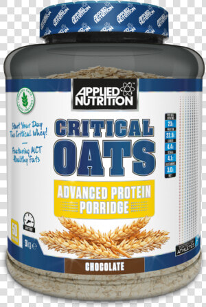 Critical Oats   Applied Nutrition Critical Oats  HD Png Download