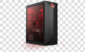 Omen Obelisk Tower With Red Side Panel   Computer Case  HD Png Download