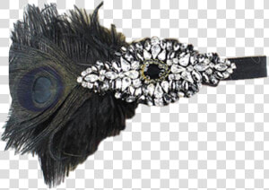  headband  hairband  flapper  1920s  sticker  feather   Headband  HD Png Download