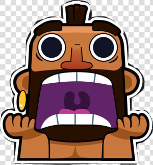  clashroyale  hogrider  screaming  emote  freetoedit   Clash Royale Hog Emote  HD Png Download