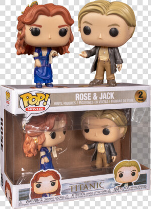 Funko Pop 2 Pack Titanic Movie Jack Rose Leonardo Dicaprio   Pop Vinyl  HD Png Download