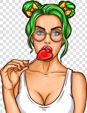 Girl Pop Art Png Image Free Download Searchpng   Hot Girl Pop Art  Transparent Png