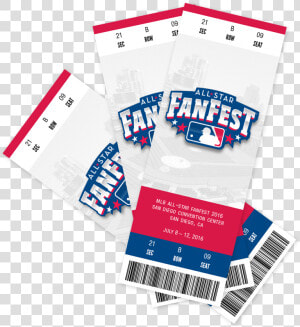 Buy Tickets For The 2016 Mlb All star Fanfest   Mlb All Star Tickets  HD Png Download