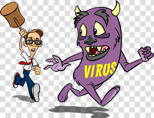 Services Archive South Wairarapa Computers Virus Removal   Computer Virus Animated  HD Png Download