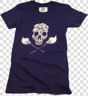 0024 Wcfblue Lily Calla Skull   Active Shirt  HD Png Download