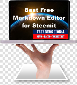 Best Free Markdown Editor For Steemit   Laptop  HD Png Download