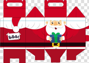 Boite Noel A Imprimer   Christmas Cut Out Box  HD Png Download