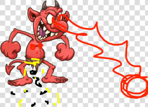 Transparent Red Slash Png   Crazy Devil  Png Download