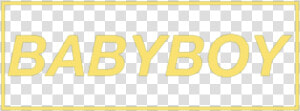  yellow  babyboy  boy  aesthetic  tumblr  text   Parallel  HD Png Download