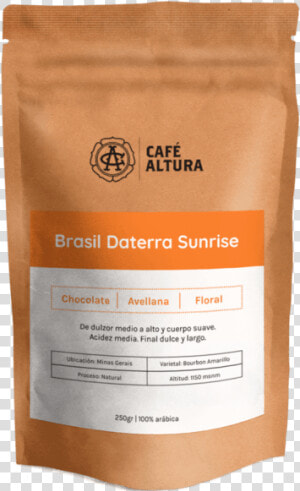 Foto De Envase De Bolsa De Cafe En Grano Origen Brasil  HD Png Download