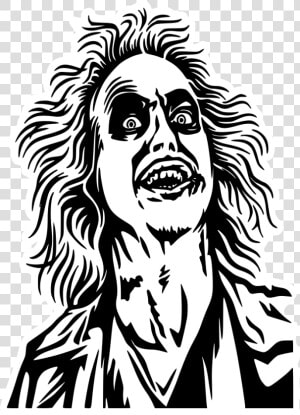 Tim Burton Beetlejuice Art  HD Png Download