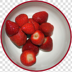 Transparent Bowl Of Strawberries Png   Strawberry In Bowl Png  Png Download