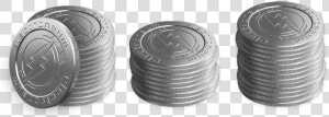 Long Stack   Electroneum Coins  HD Png Download