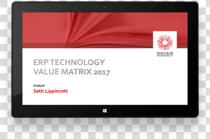 Erp Technology Value Matrix  HD Png Download