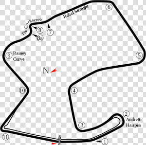 Laguna Seca Circuit Map  HD Png Download