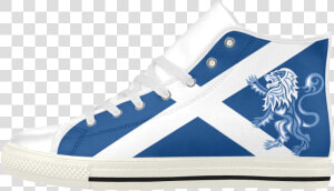 Tribal Lion Rampant And Saltire Flag By Artformdesigns   Skate Shoe  HD Png Download