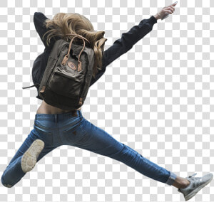 Jump Enjoy Girl Free Photo   Jump People Png  Transparent Png