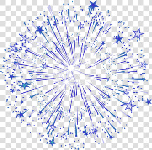 Blue Graphic Star Simple Fireworks Effect Elements   Fireworks And Stars Transparent Background  HD Png Download