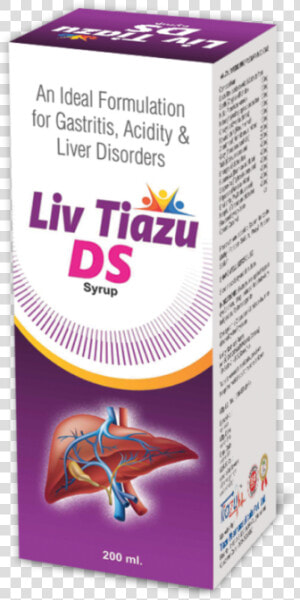 Liv Tiazu Ds Syrup   Box  HD Png Download