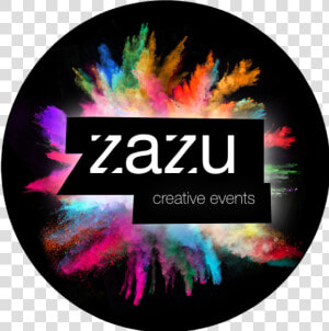 Zazu Creative Events Logo   Colorful Powder On Blast  HD Png Download