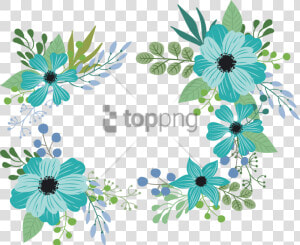 Free Png Blue Green Flower Png Image With Transparent   Blue Green Flower Png  Png Download