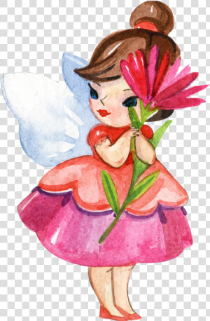 Disney Fairies Fairy Watercolor Painting Cartoon   Watercolor Fairy Png  Transparent Png