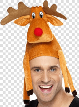 Adult Reindeer Hat   Christmas Silly Hat  HD Png Download