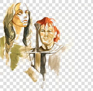 Romeo And Juliet Watercolour  HD Png Download