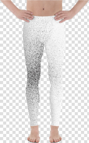 Grunge Texture Black White Spotted Background Halftone   Leggings  HD Png Download