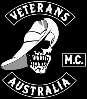 Veterans Mc Australia Backpatch   Veterans Mc Australia Logo  HD Png Download