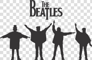 The Beatles Abbey Road Silhouette   Beatles Silhouette  HD Png Download