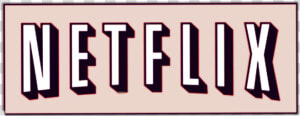 Netflix Logo Pink   Pink Vsco Stickers Netflix  HD Png Download