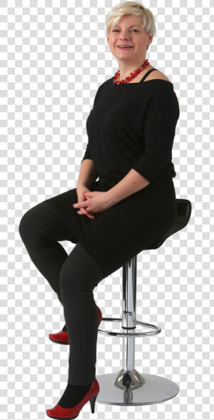 Man Sitting In Bar Stool Png   Person Sitting In Chair Png  Transparent Png