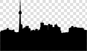 Toronto Canada Cityscape Skyline Silhouette   Toronto Skyline Silhouette Png  Transparent Png