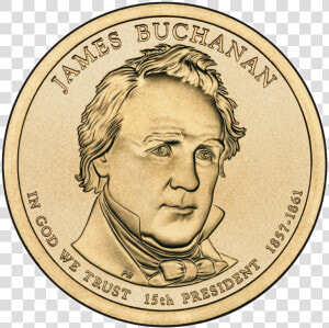 James Buchanan Coin  HD Png Download