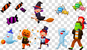 Halloween Costumes Candy Trick Or Treat Free Photo  HD Png Download