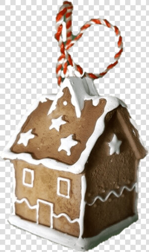 3d Gingerbread House Decoration   Gingerbread House  HD Png Download