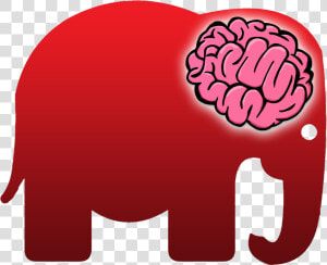 Staying On Message Michael   Cute Elephant Silhouette  HD Png Download